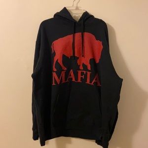 Buffalo bills mafia black and red sweatshirt